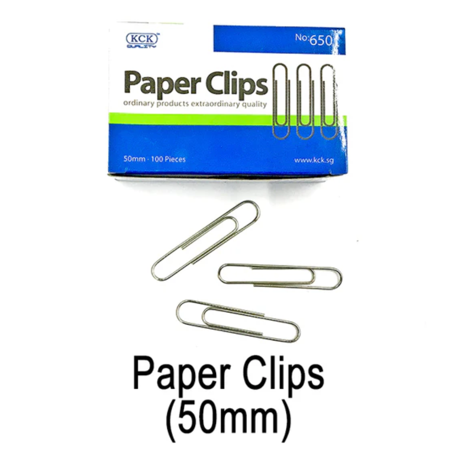 KCK Oval PAPER CLIPS 50MM